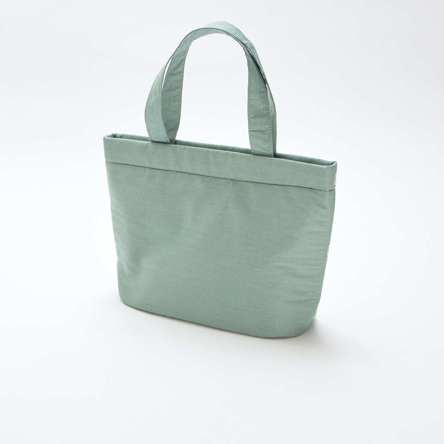 Bolso de tela acolchado VERDE