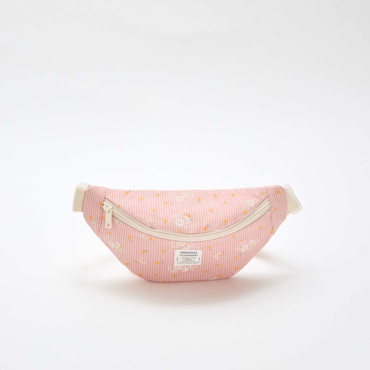 Riñonera estampada all-over floral en algodón ROSA