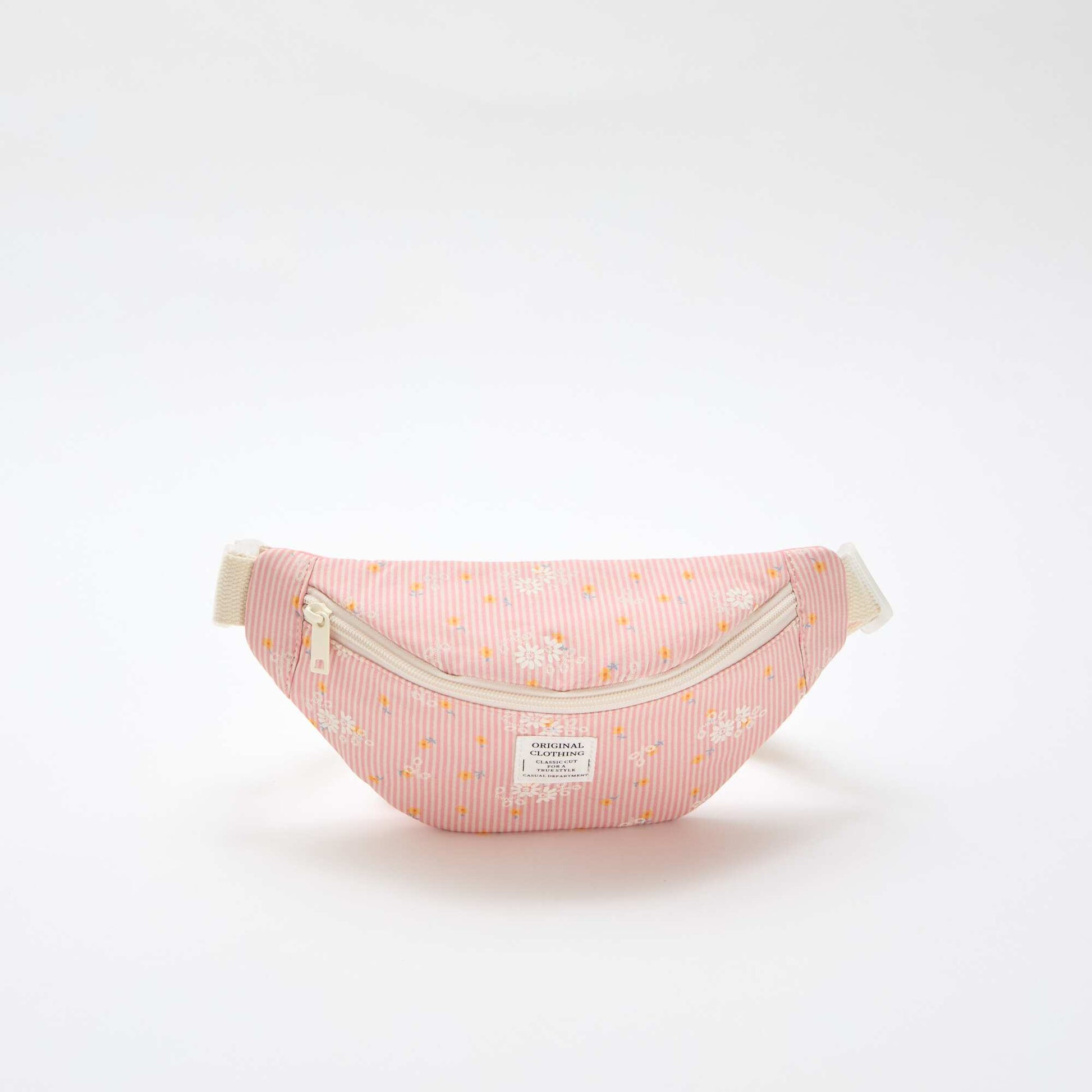 Riñonera estampada all-over floral en algodón ROSA