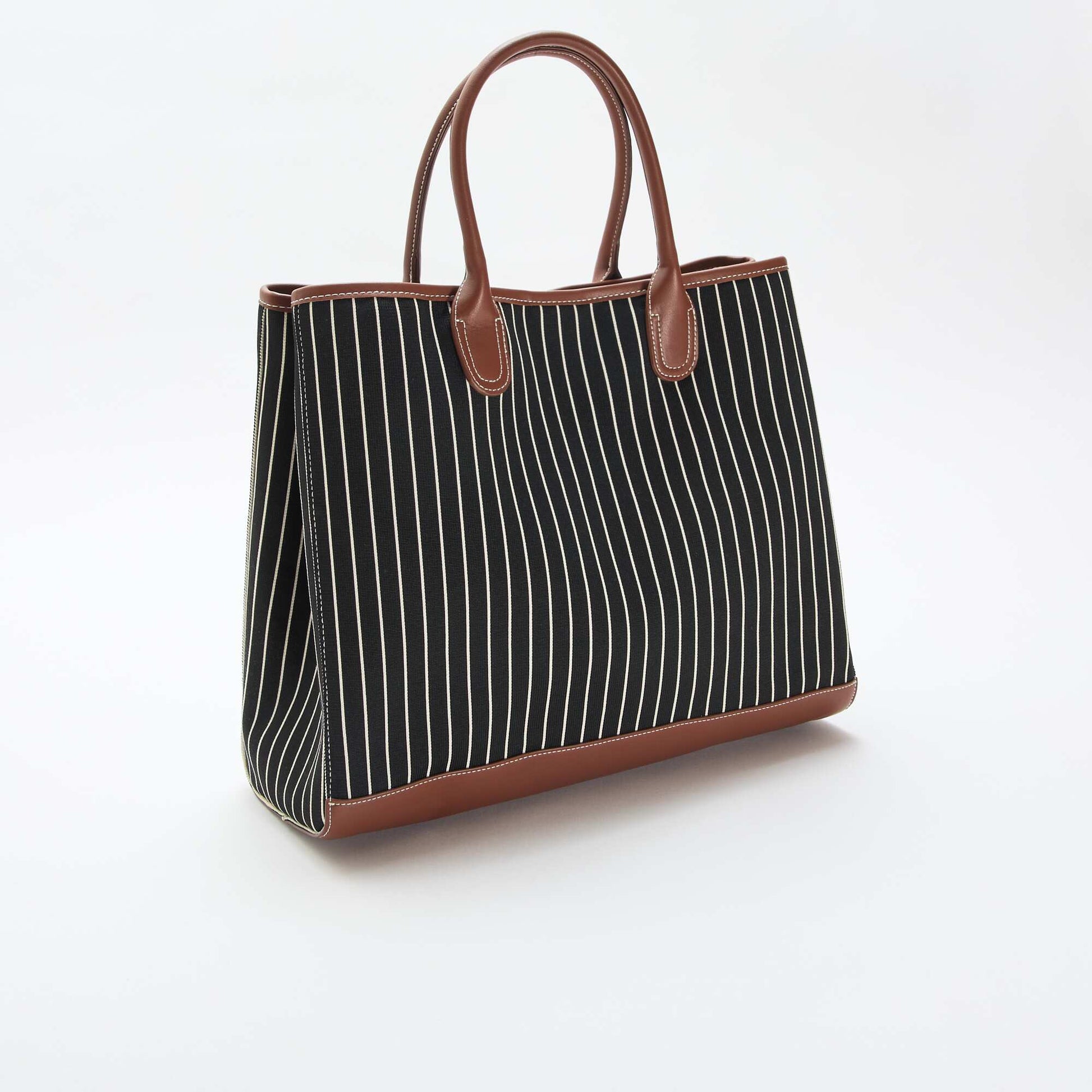 Bolso tote de tela NEGRO