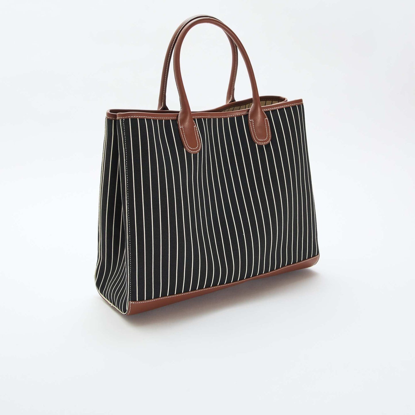 Bolso tote de tela NEGRO