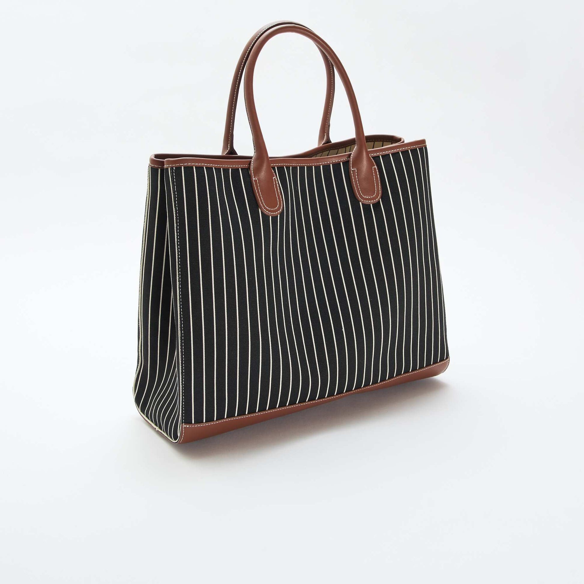 Bolso tote de tela NEGRO
