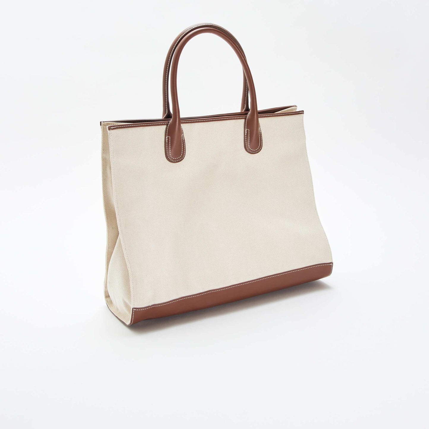 Bolso tote de lona BEIGE
