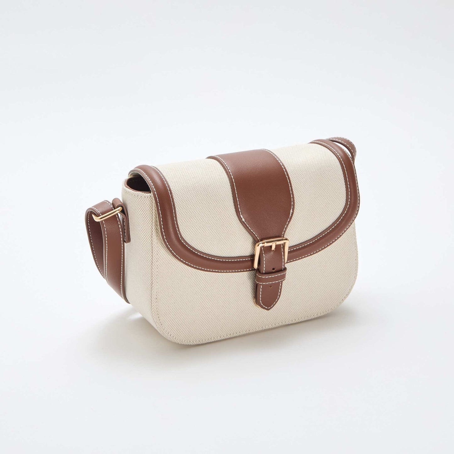 Bolso de mano con bandolera BEIGE