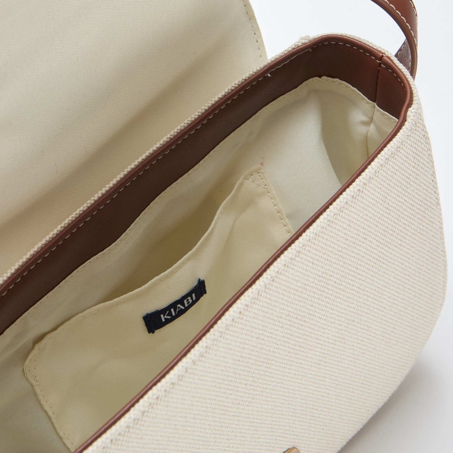 Bolso de mano con bandolera BEIGE