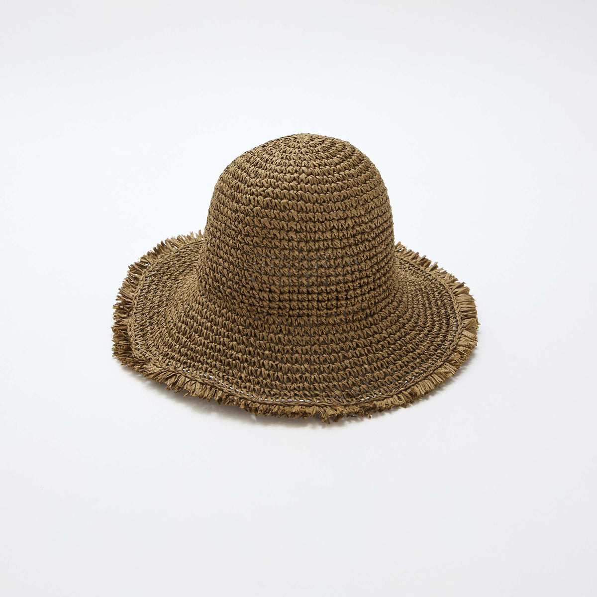 Sombrero de paja tipo campana KAKI