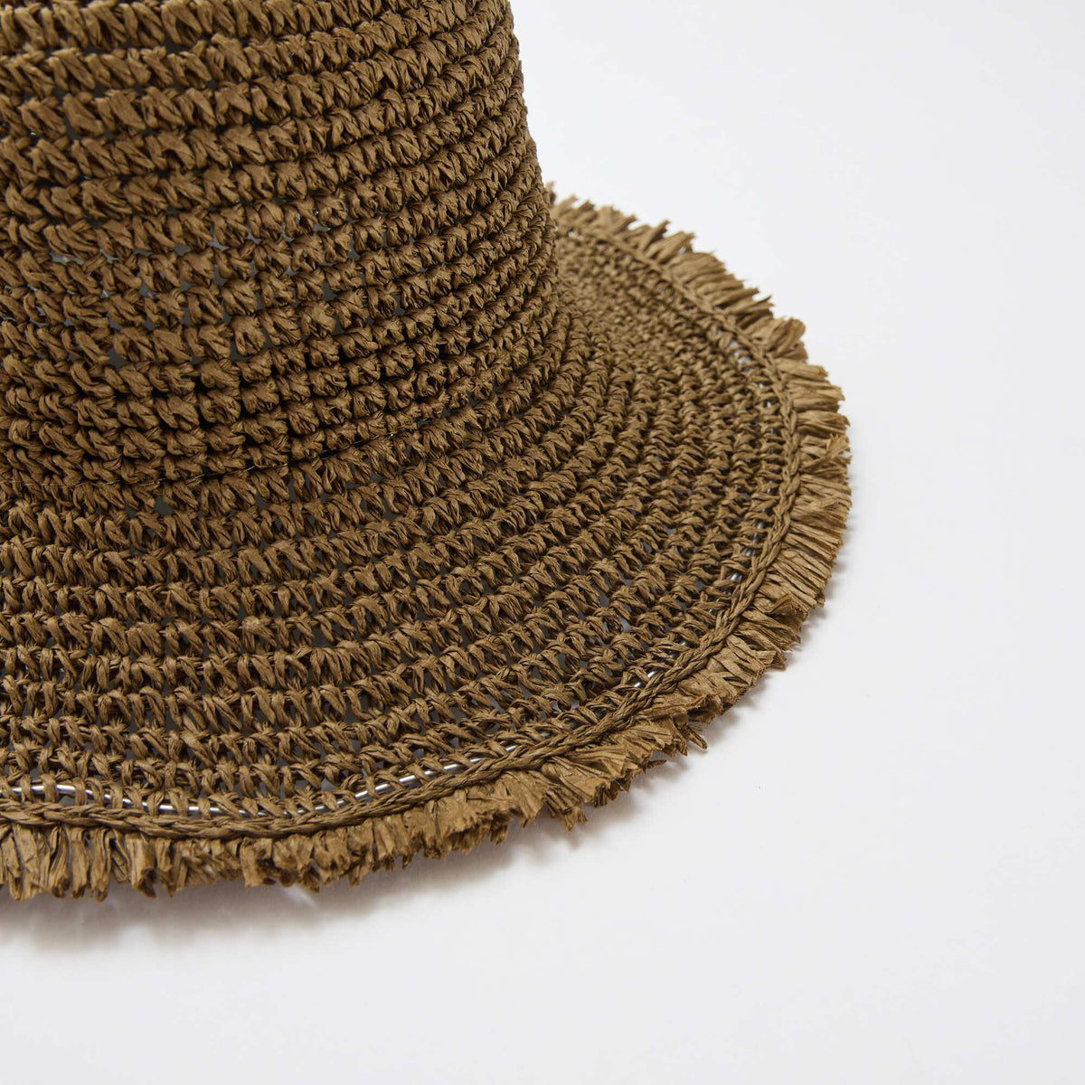 Sombrero de paja tipo campana KAKI
