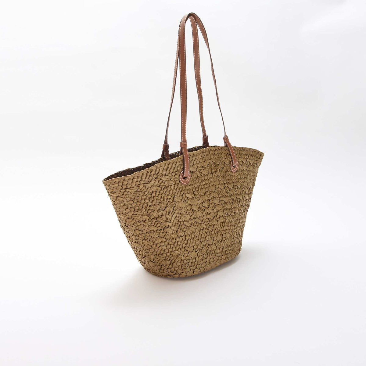 Bolso capazo con asas KAKI