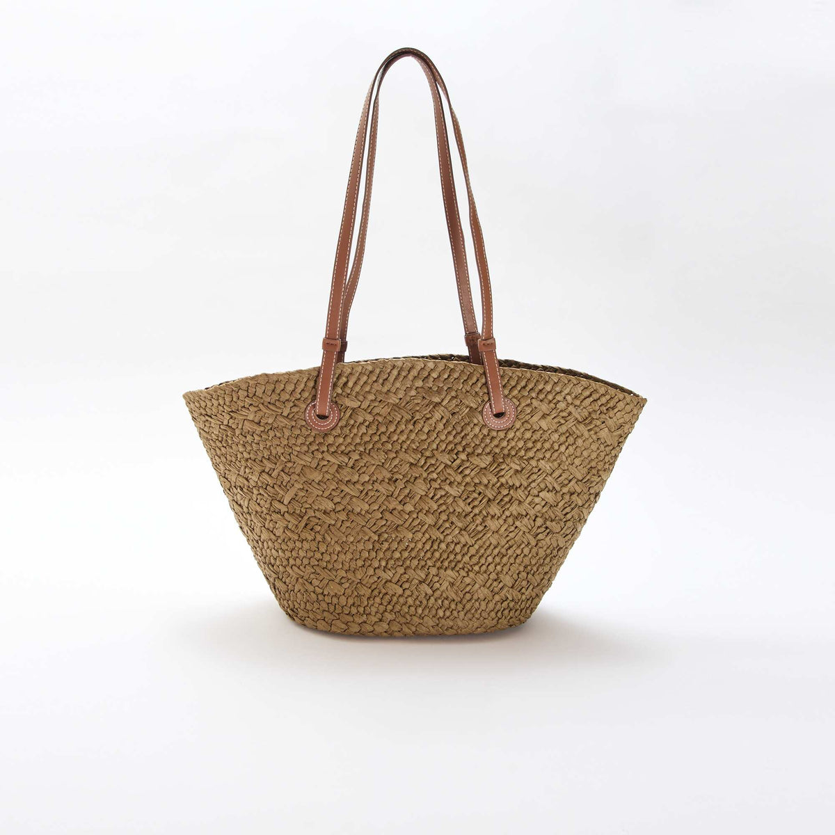 Bolso capazo con asas KAKI
