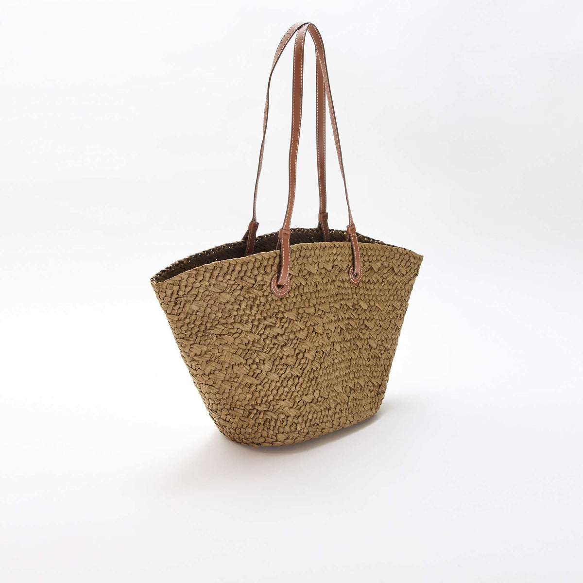 Bolso capazo con asas KAKI