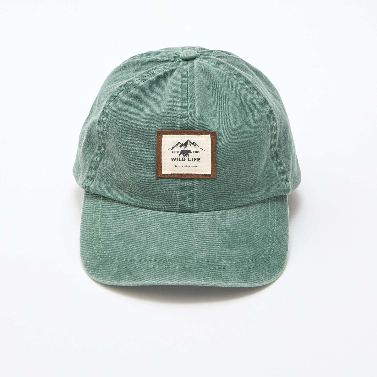 Gorra de tela VERDE