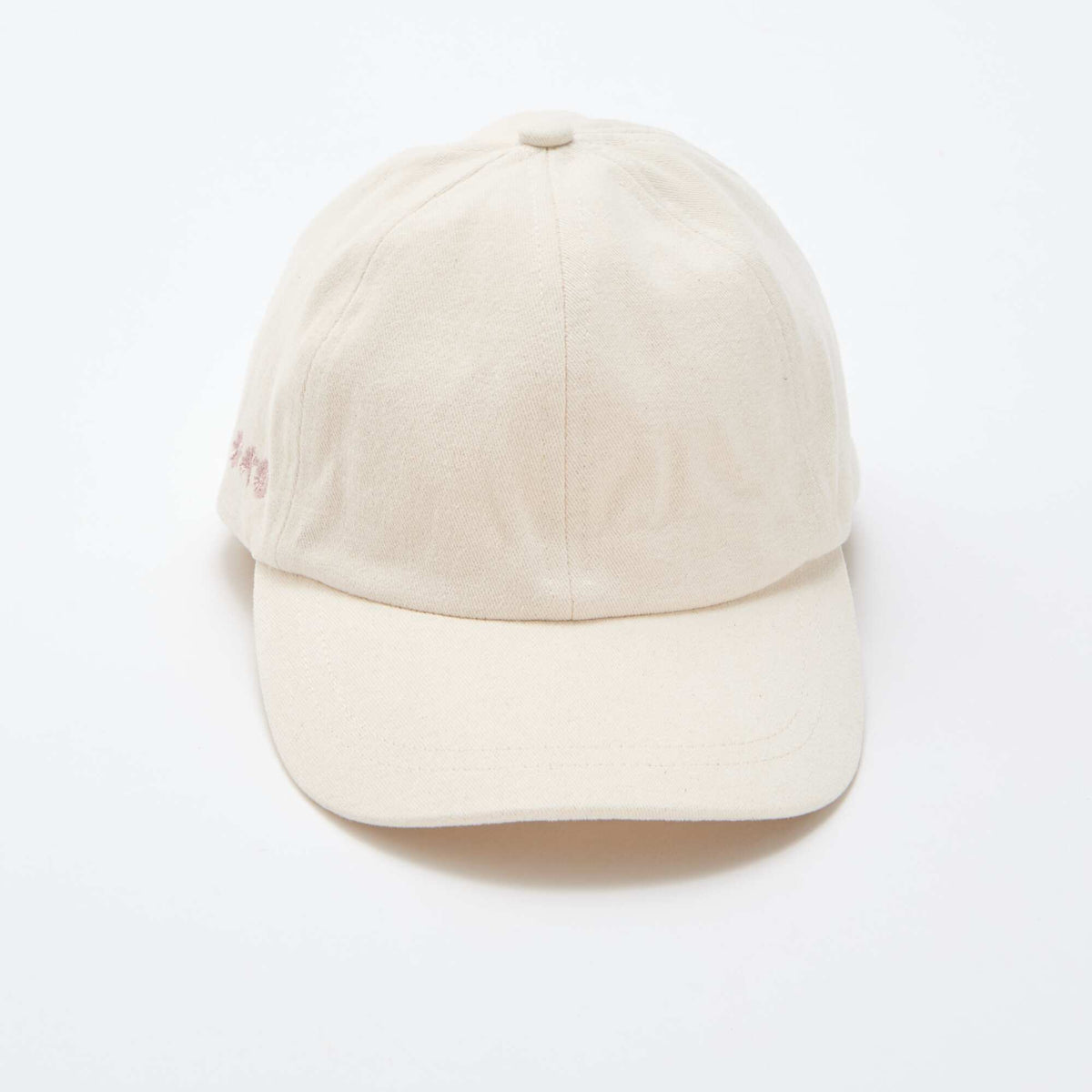 Gorra con lazo de fantasía en la parte trasera BEIGE