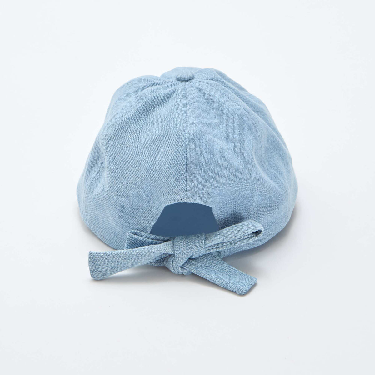 Gorra con lazo de fantasía en la parte trasera AZUL