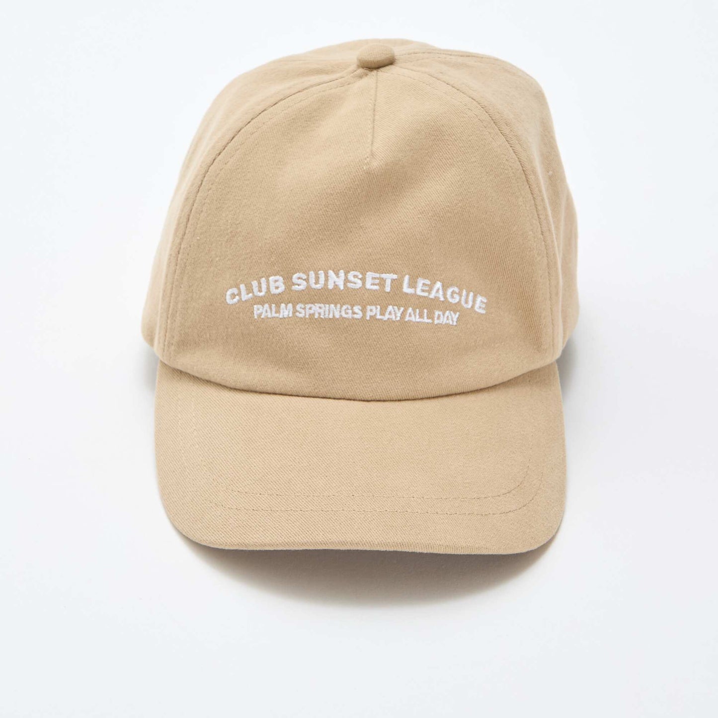 Gorra de algodón BEIGE