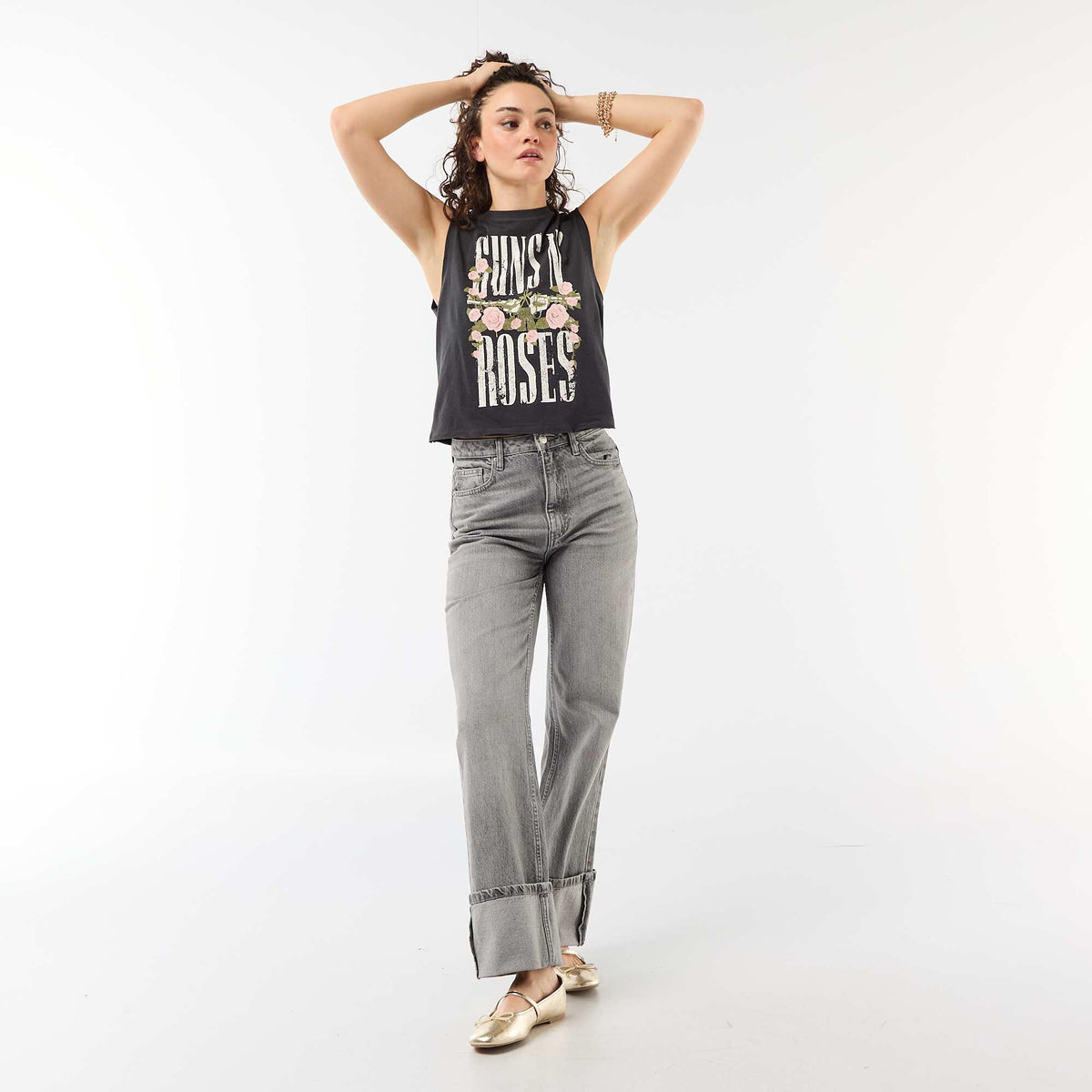 Camiseta sin mangas 'Guns N'Roses' NEGRO