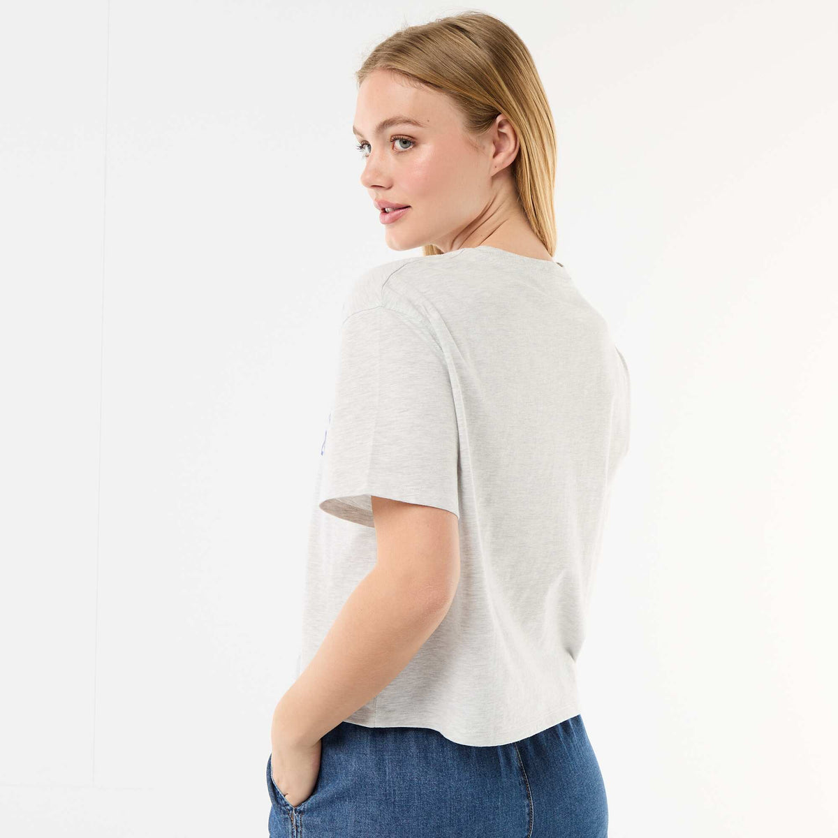 Camiseta jaspeada 'Minnie' GRIS