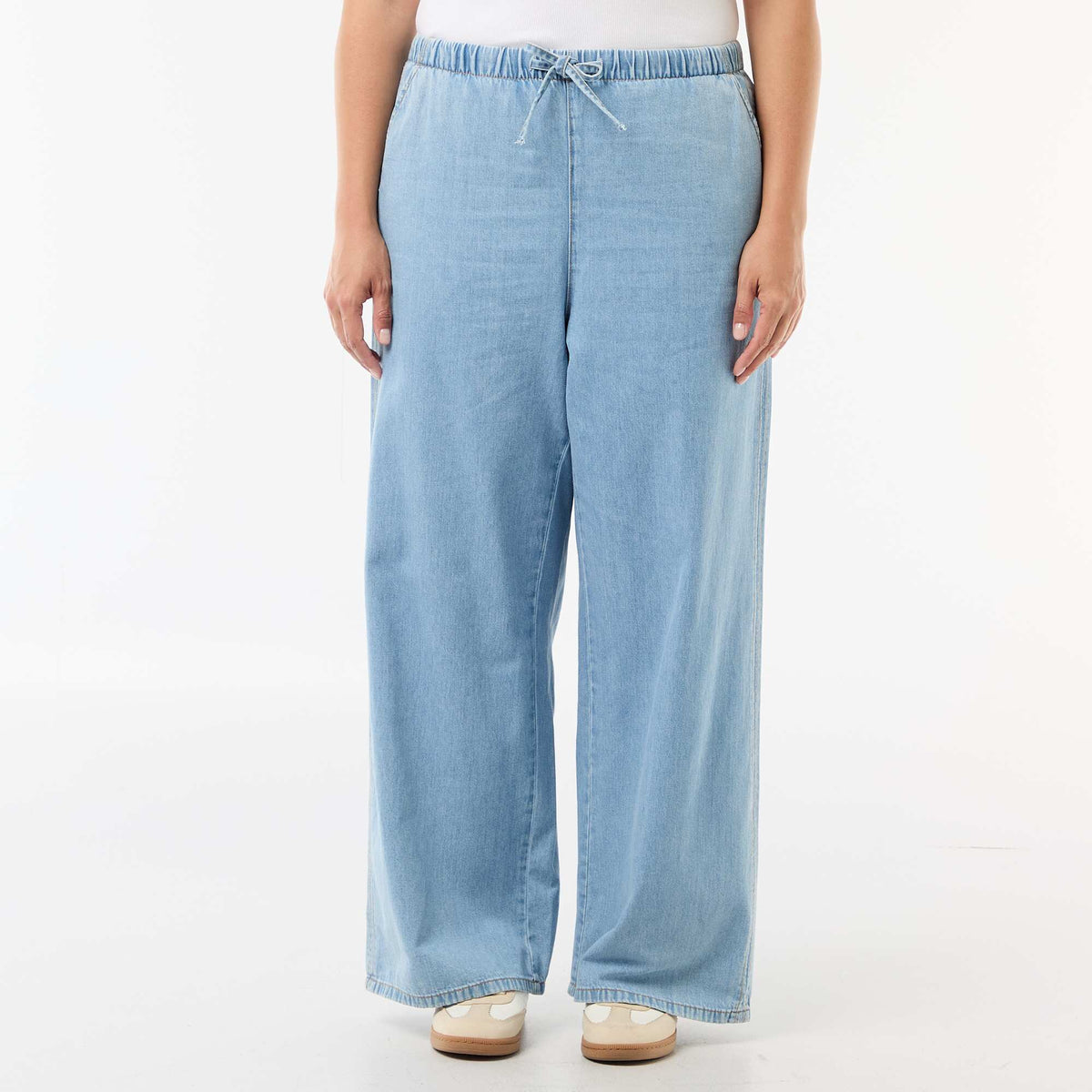 Pantalón ancho con 2 bolsillos AZUL