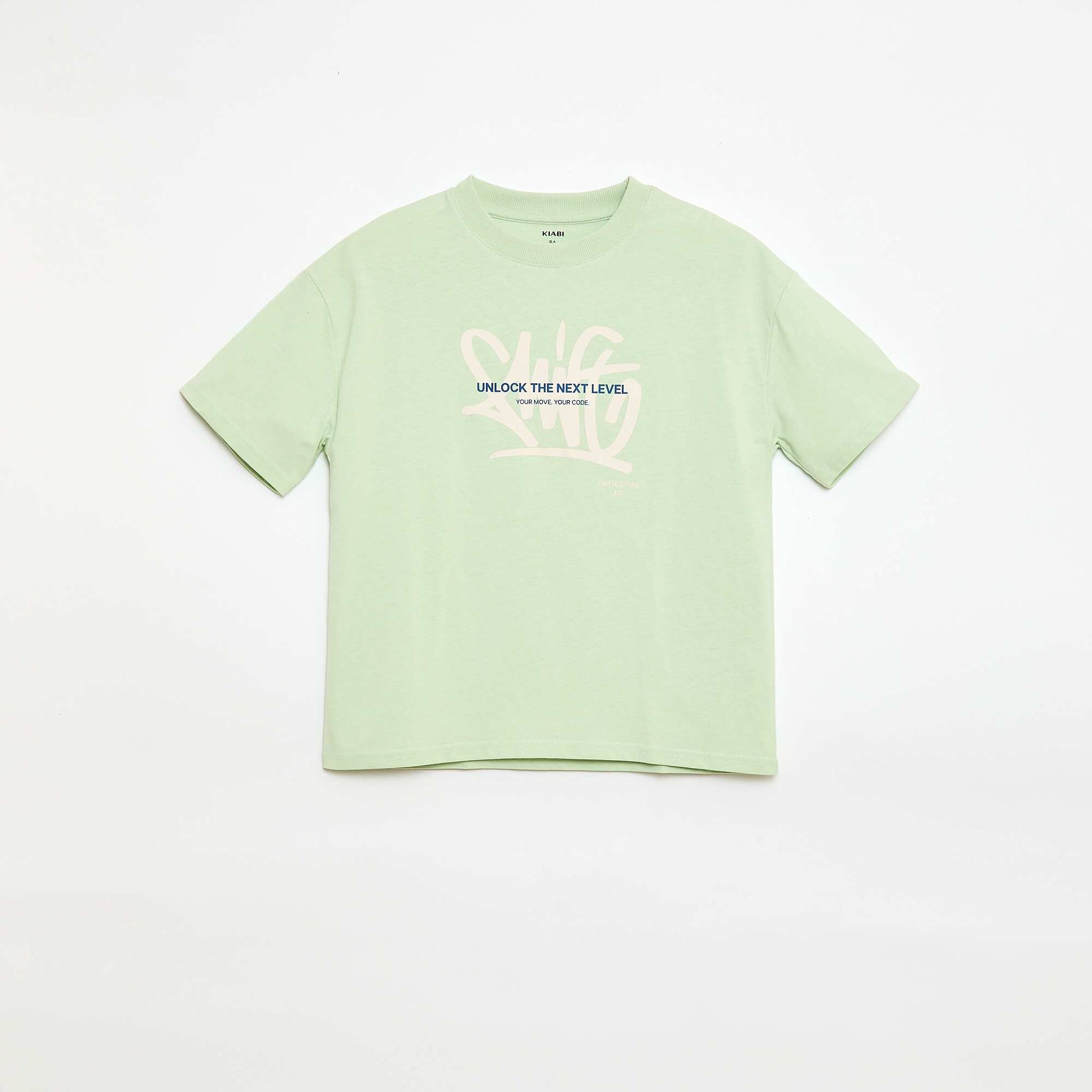 Camiseta oversize estampada VERDE