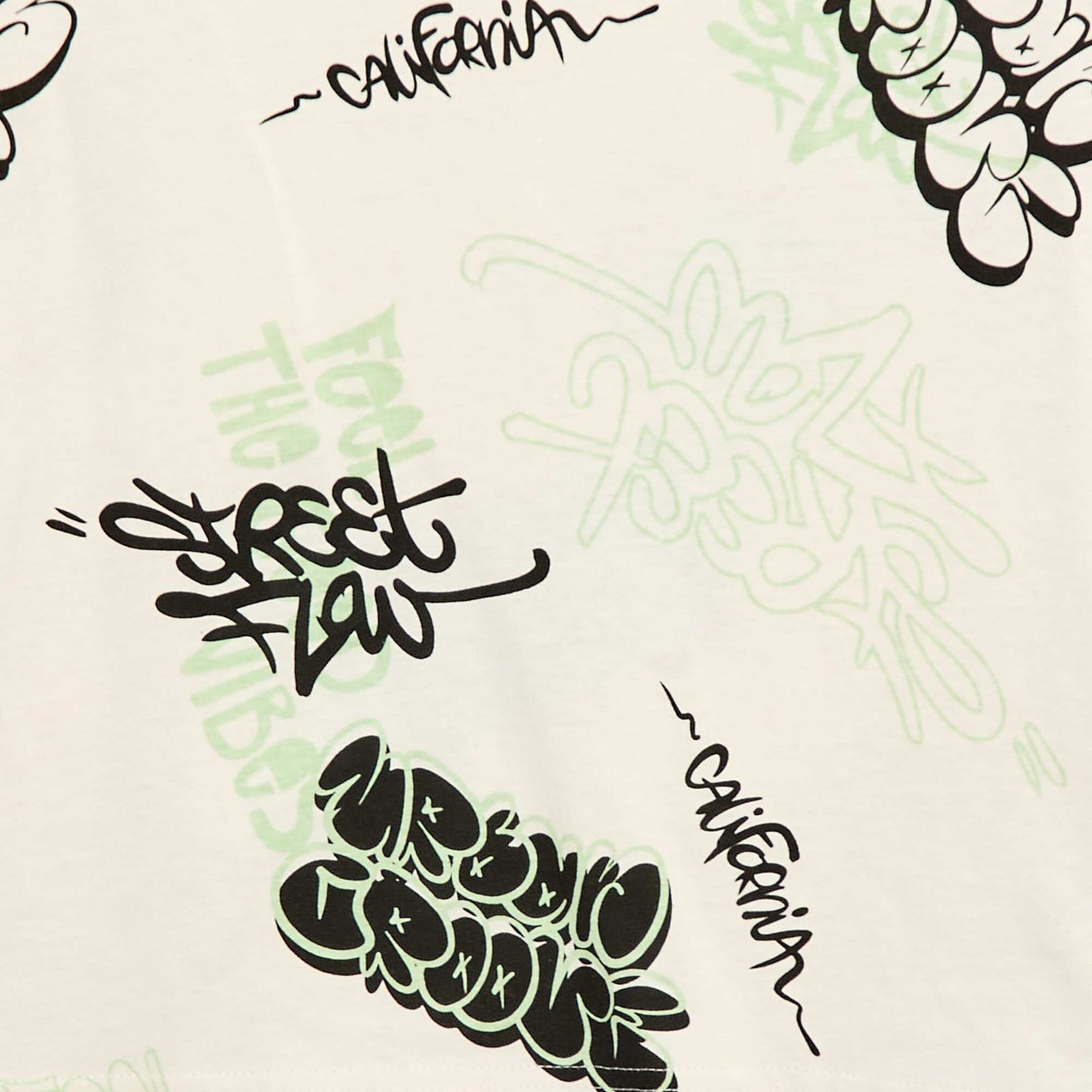 Camiseta oversize estampada BLANCO