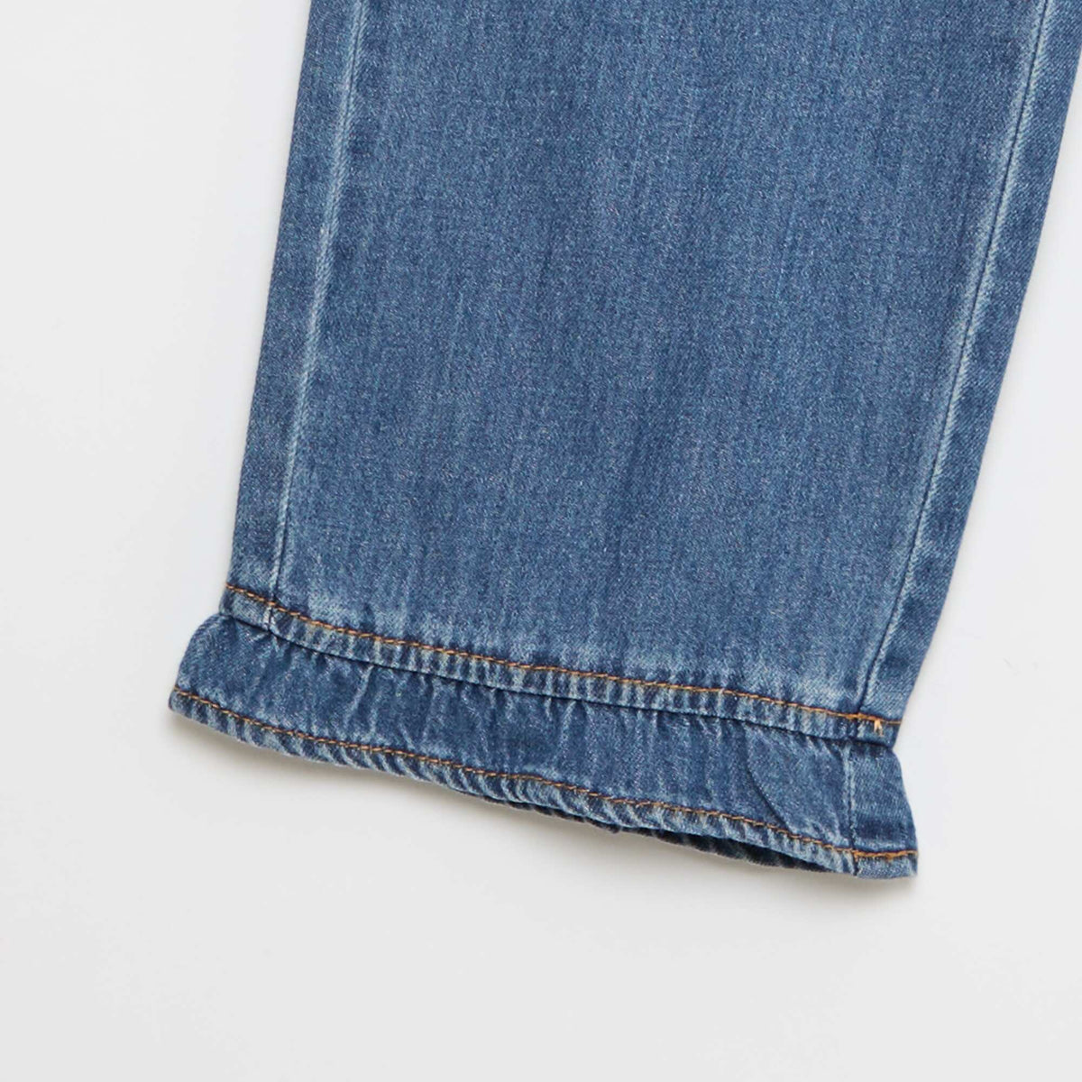 Pantalón fluido efecto jean AZUL OSCURO