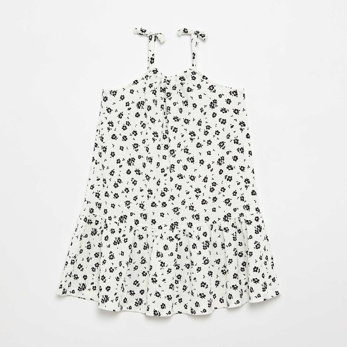 Vestido de punto crepé BLANCO