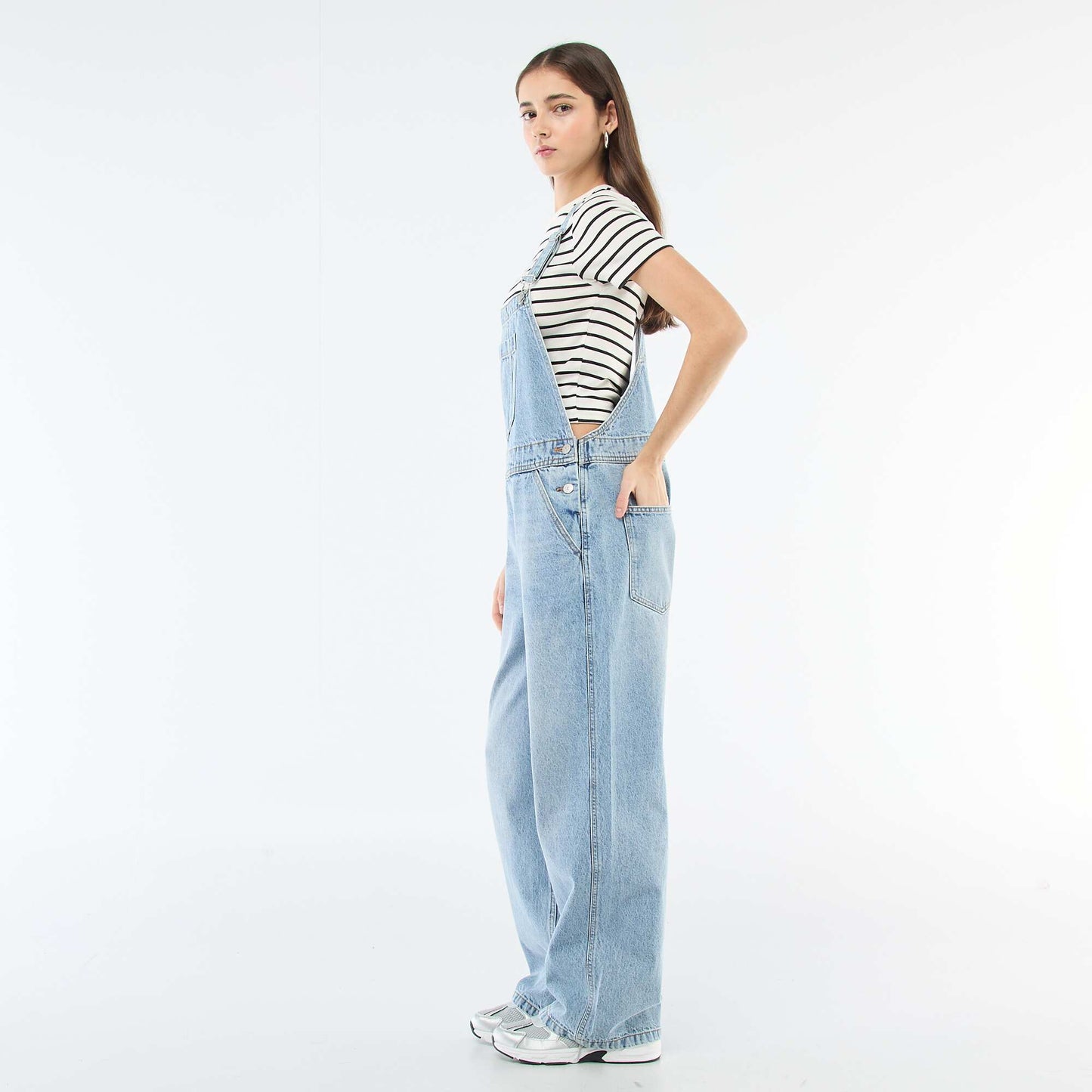 Mono jean recto AZUL