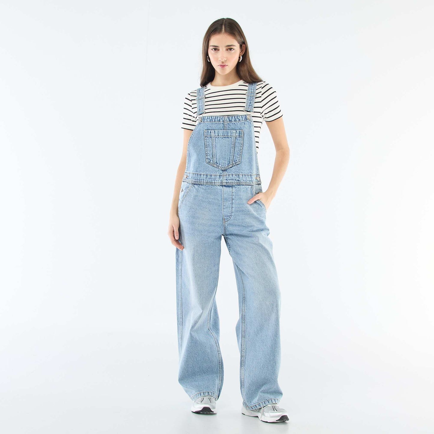 Mono jean recto AZUL