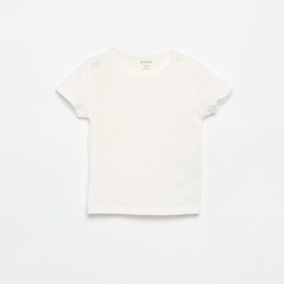 Pack de 4 camisetas lisas BLANCO