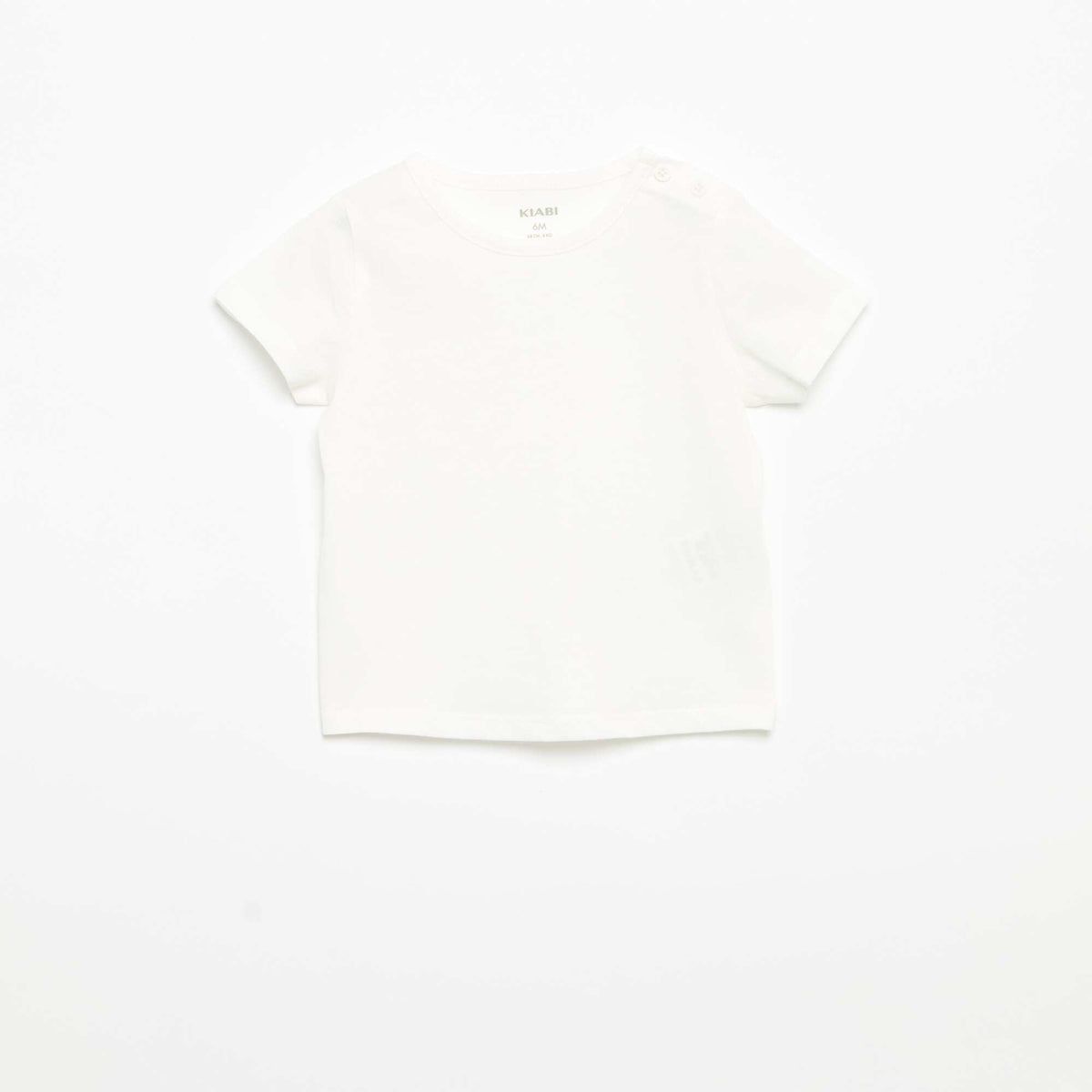 Pack de 4 camisetas lisas BLANCO