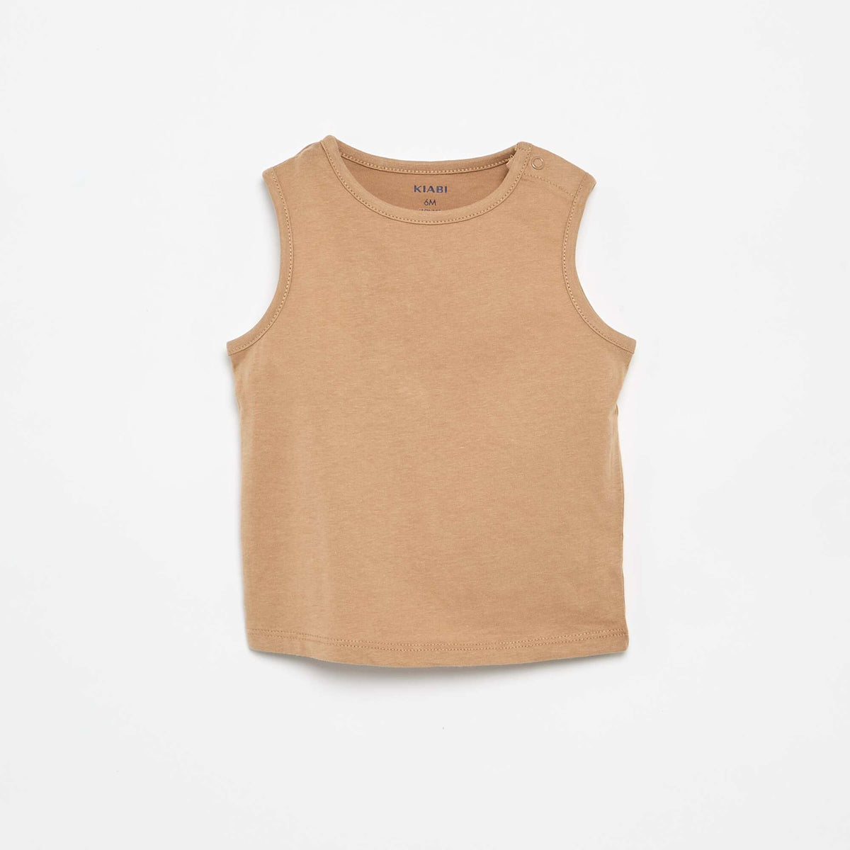 Pack de 4 camisetas sin mangas lisas BLANCO