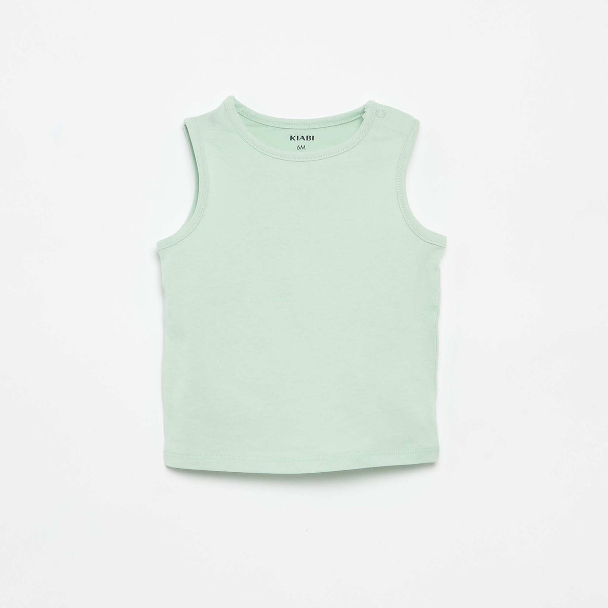 Pack de 4 camisetas sin mangas lisas BLANCO