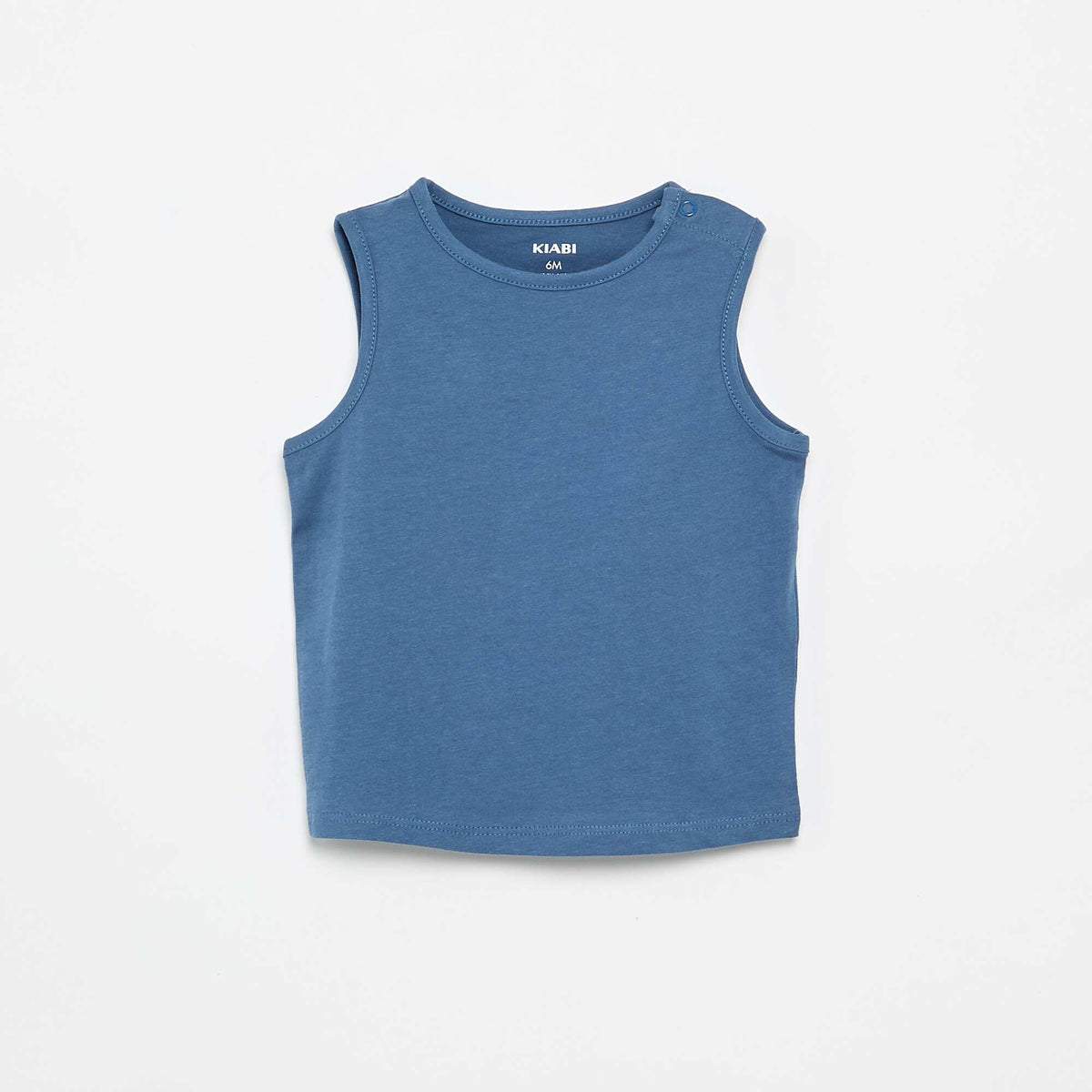 Pack de 4 camisetas sin mangas lisas BLANCO