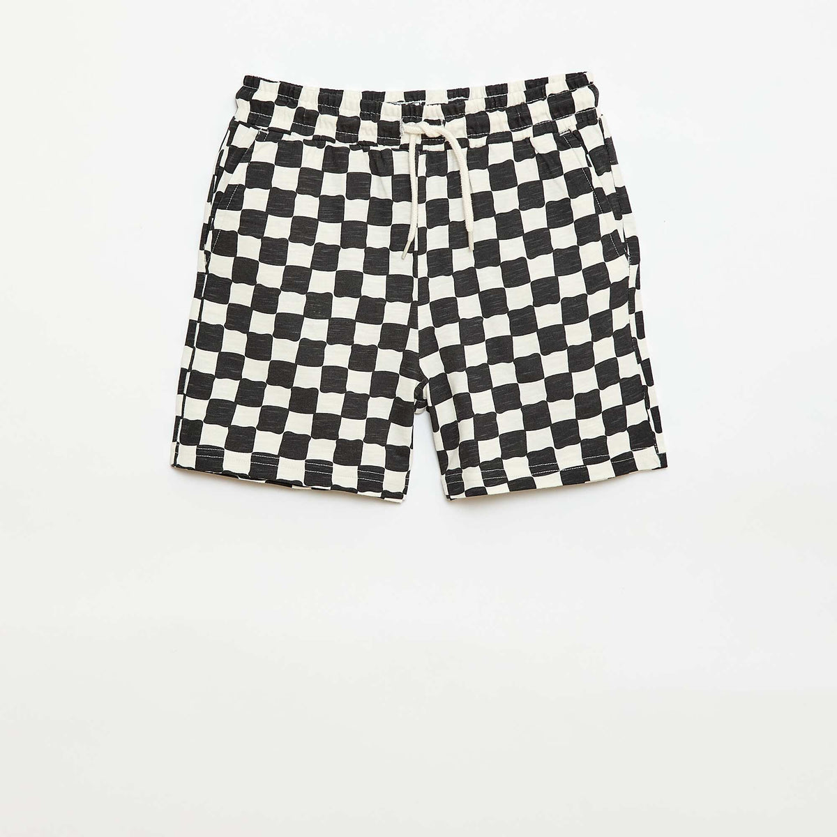 Bermuda con estampado BLANCO