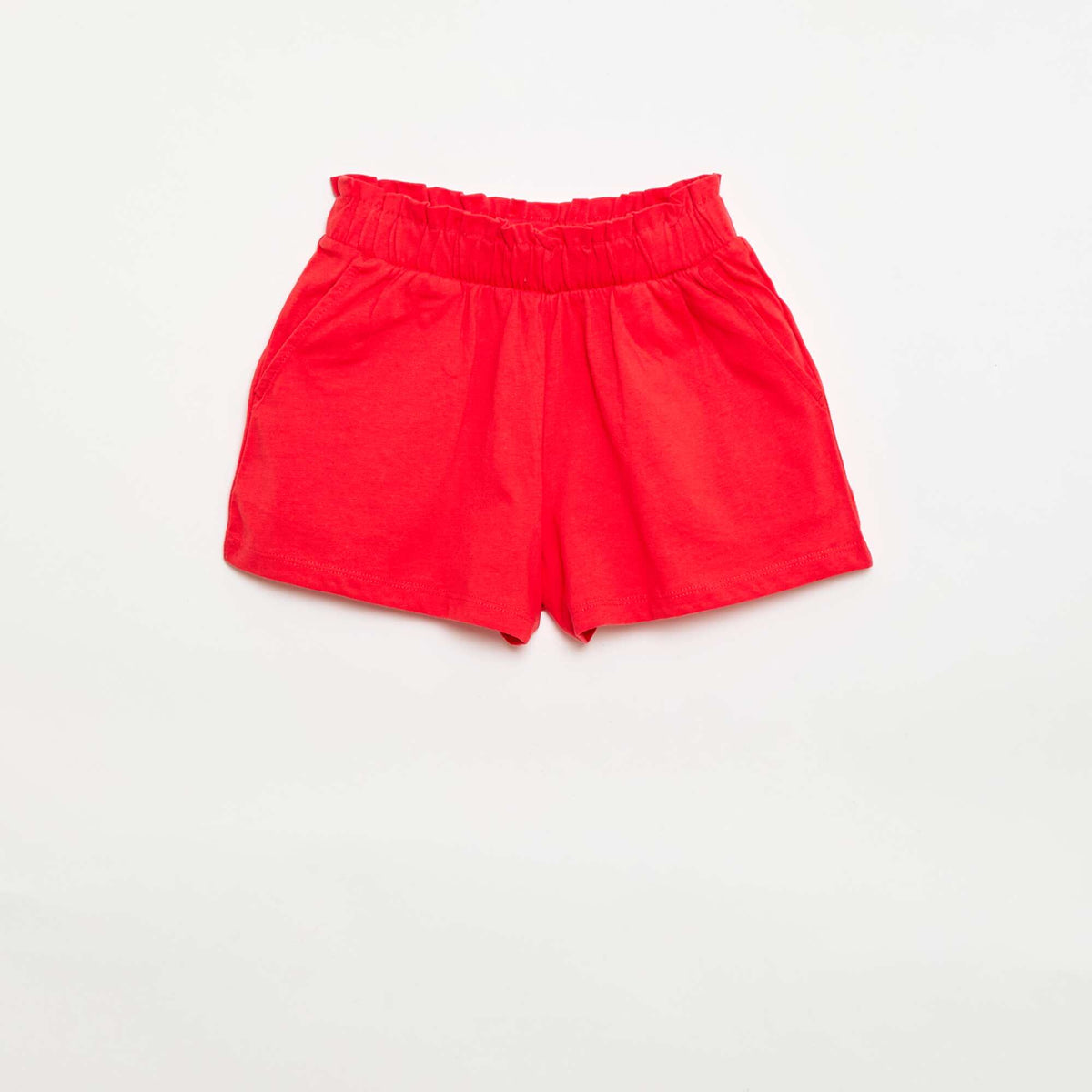 Pack de 2 pantalones cortos con cintura elástica ROSA