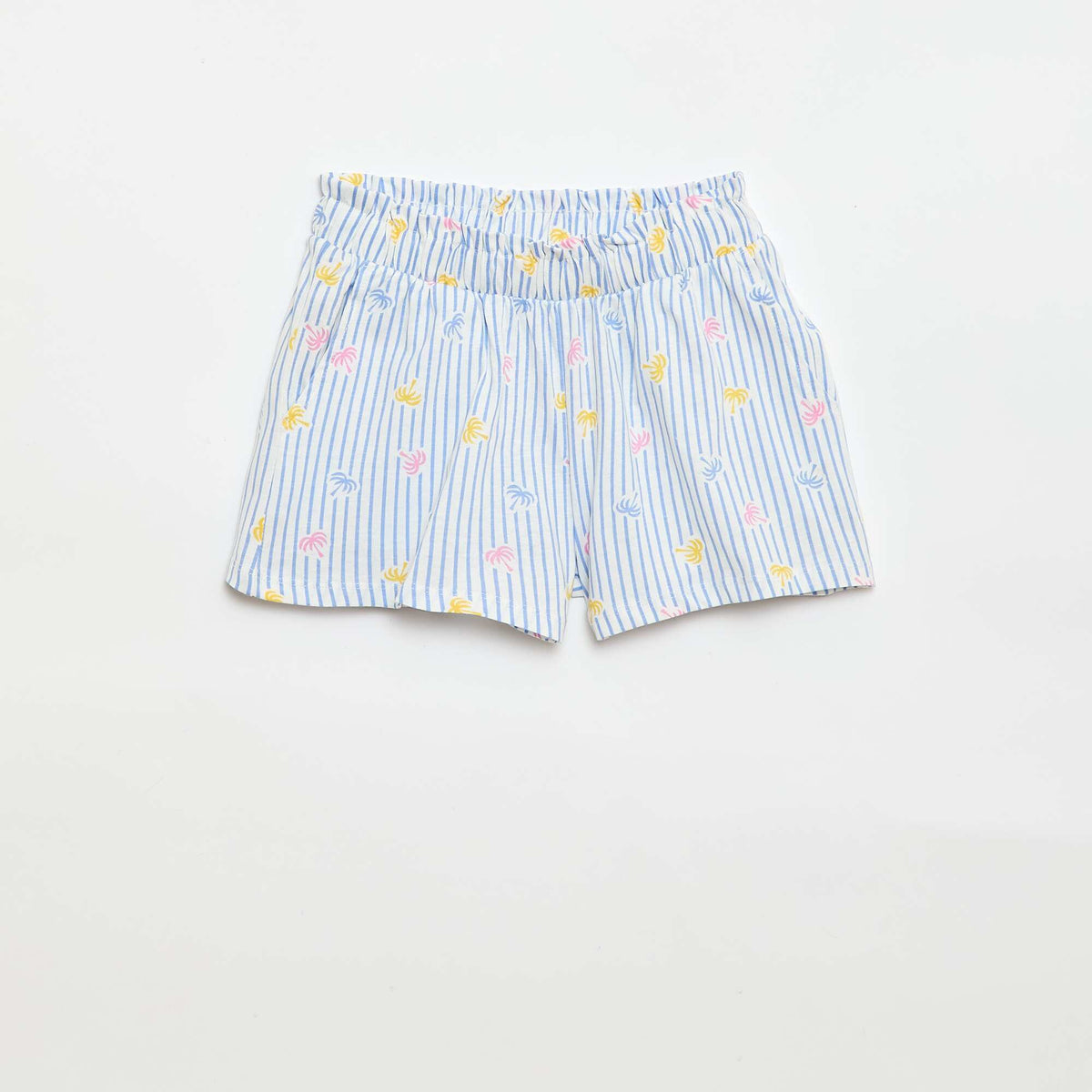 Pack de 2 pantalones cortos con cintura elástica AZUL