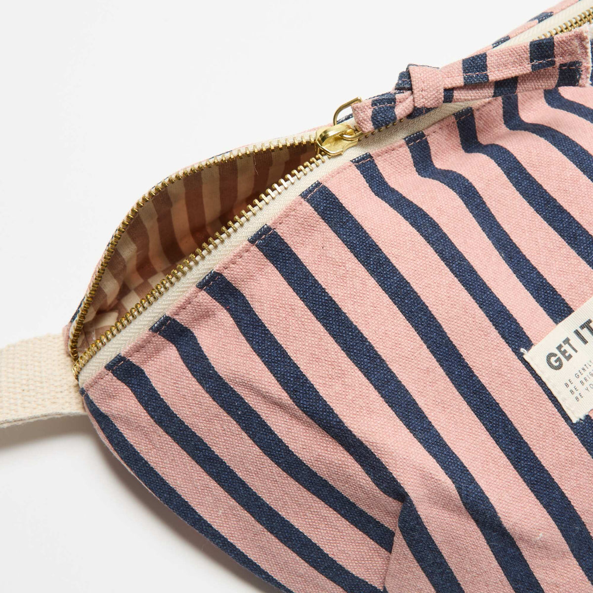 Riñonera de tela estampada ROSA