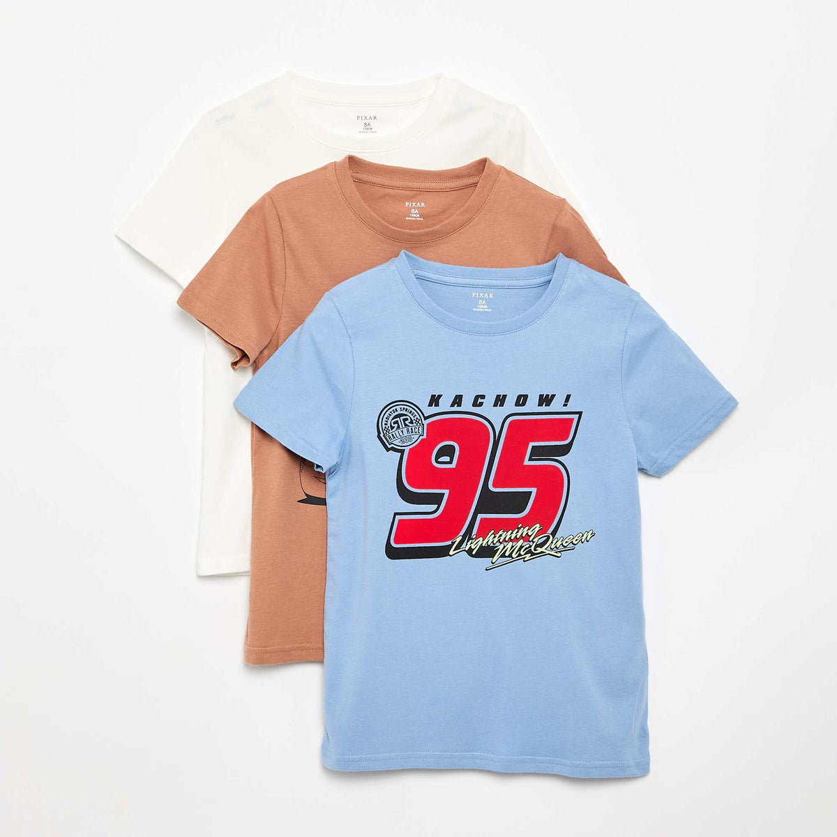 Pack de 3 Camisetas 'Disney' de manga corta MARRON