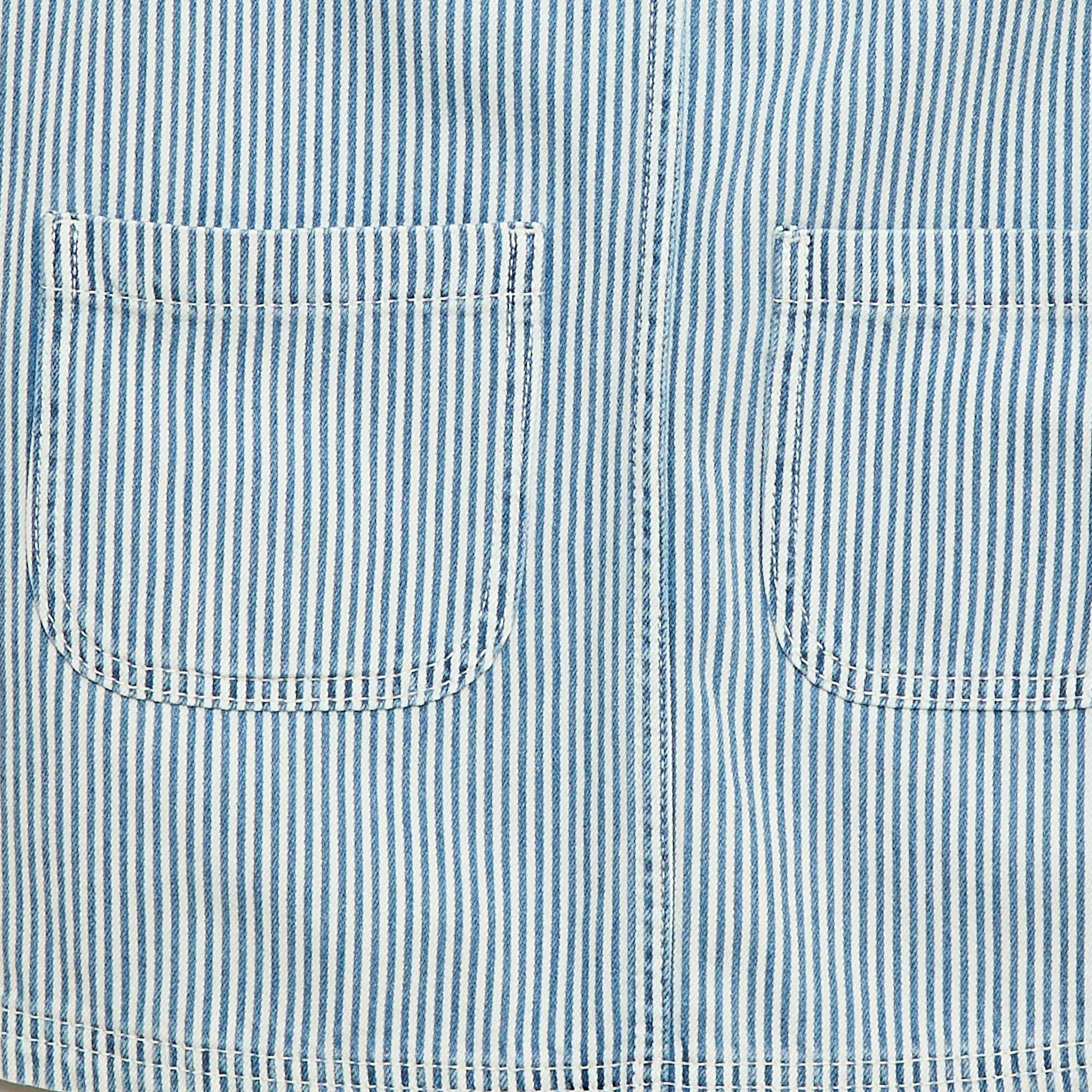 Vestido enterito corto jean AZUL