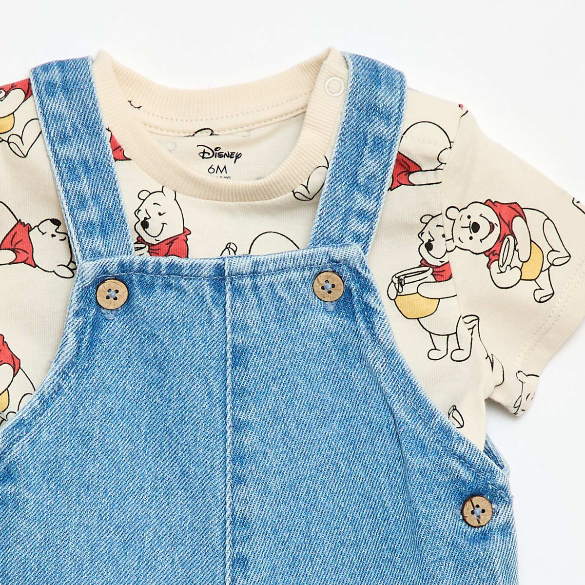Conjunto camiseta + enterito \u0027Mickey\u0027 \u0027Disney\u0027 - 2 piezas BEIGE