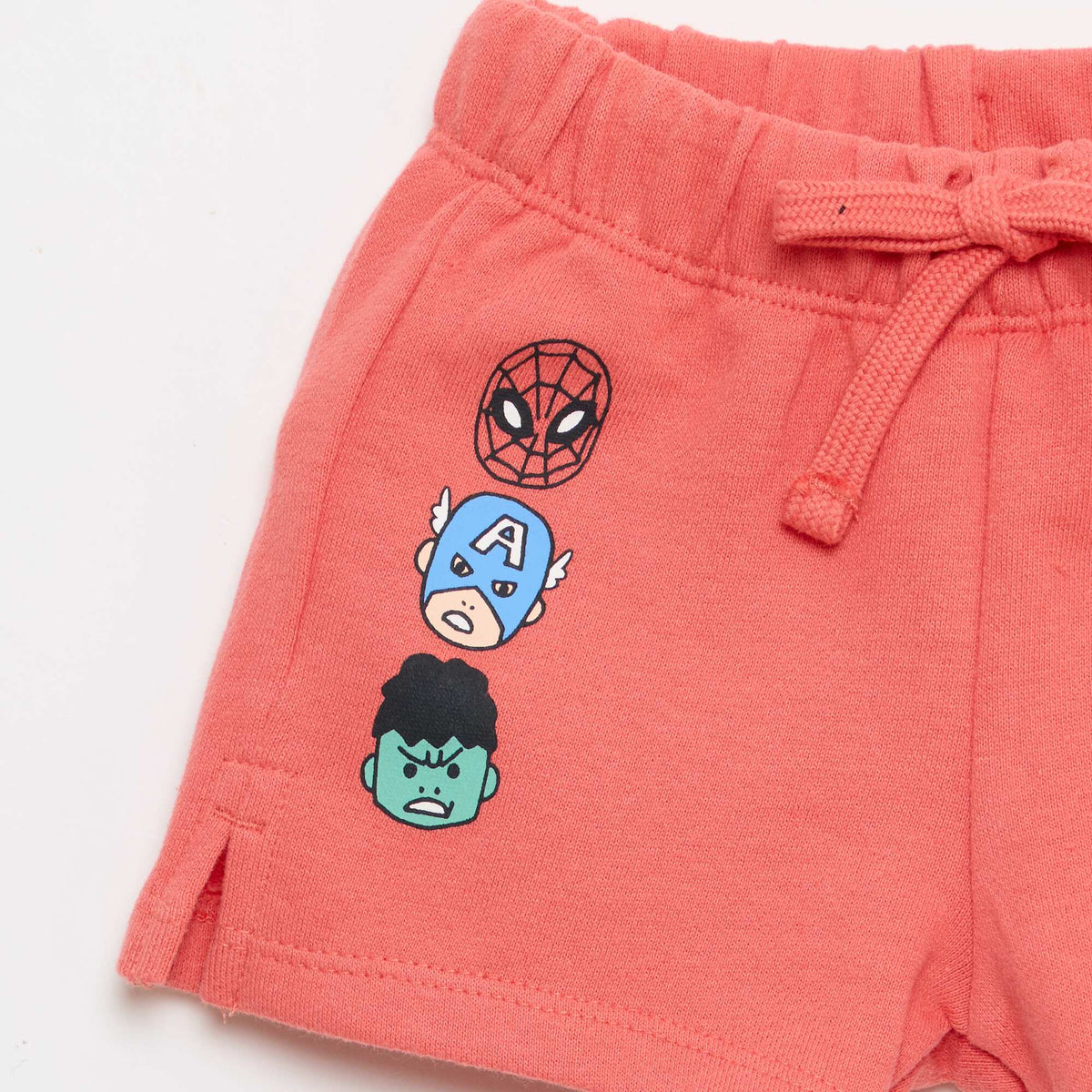 Conjunto de 2 piezas: camiseta sin mangas y pantalón corto 'Marvel' BLANCO