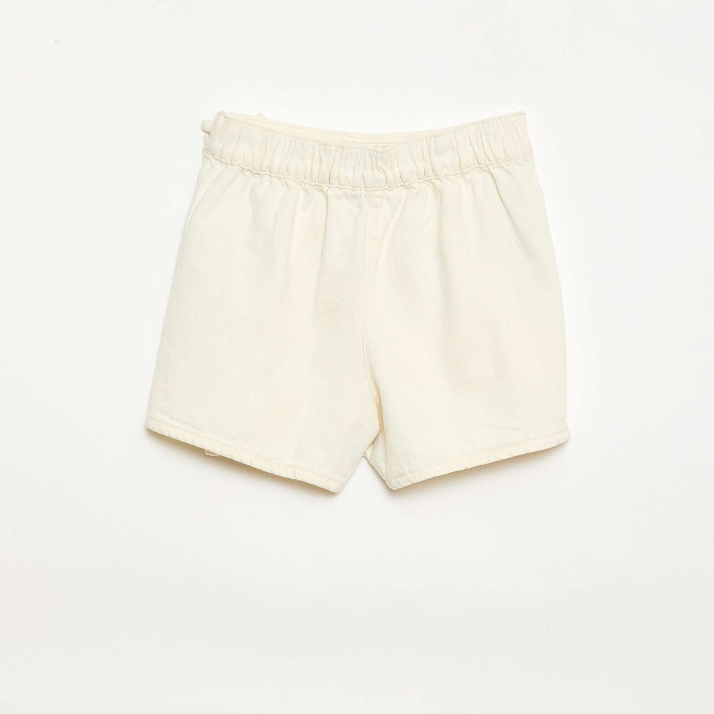 Falda-pantalón con motivos bordados por toda la prenda BEIGE