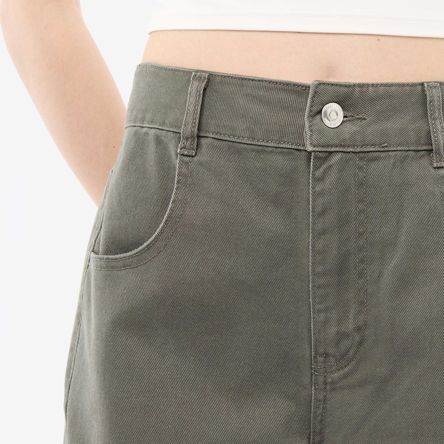 Pantalón corte globo CAQUI