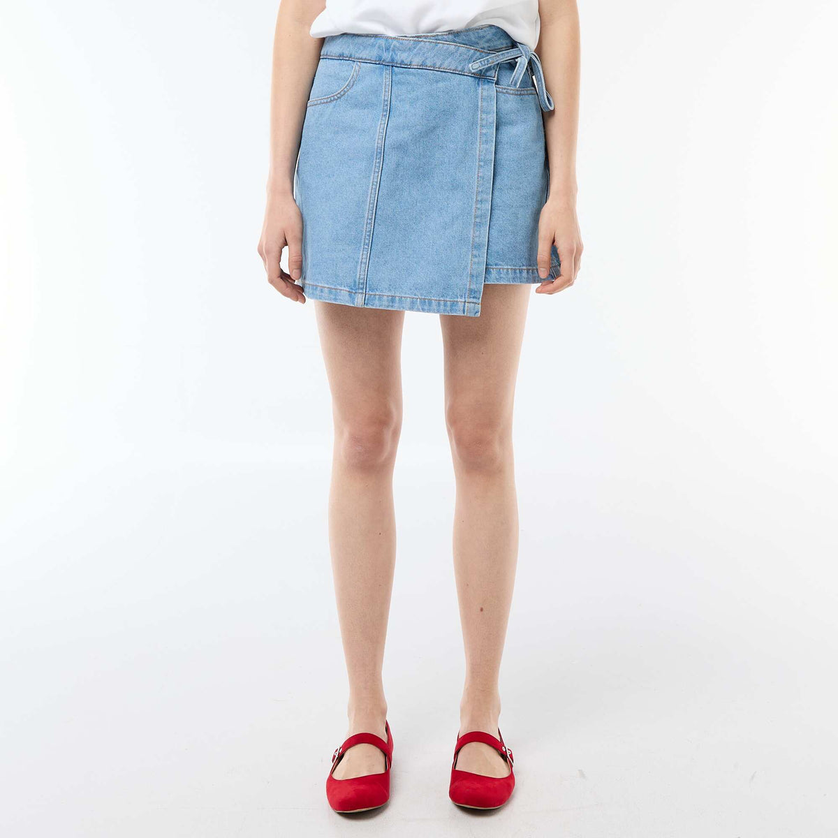 Falda pantalón vaquera AZUL