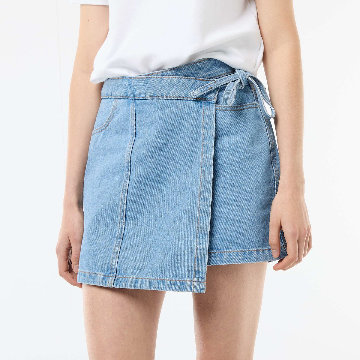 Falda pantalón vaquera AZUL