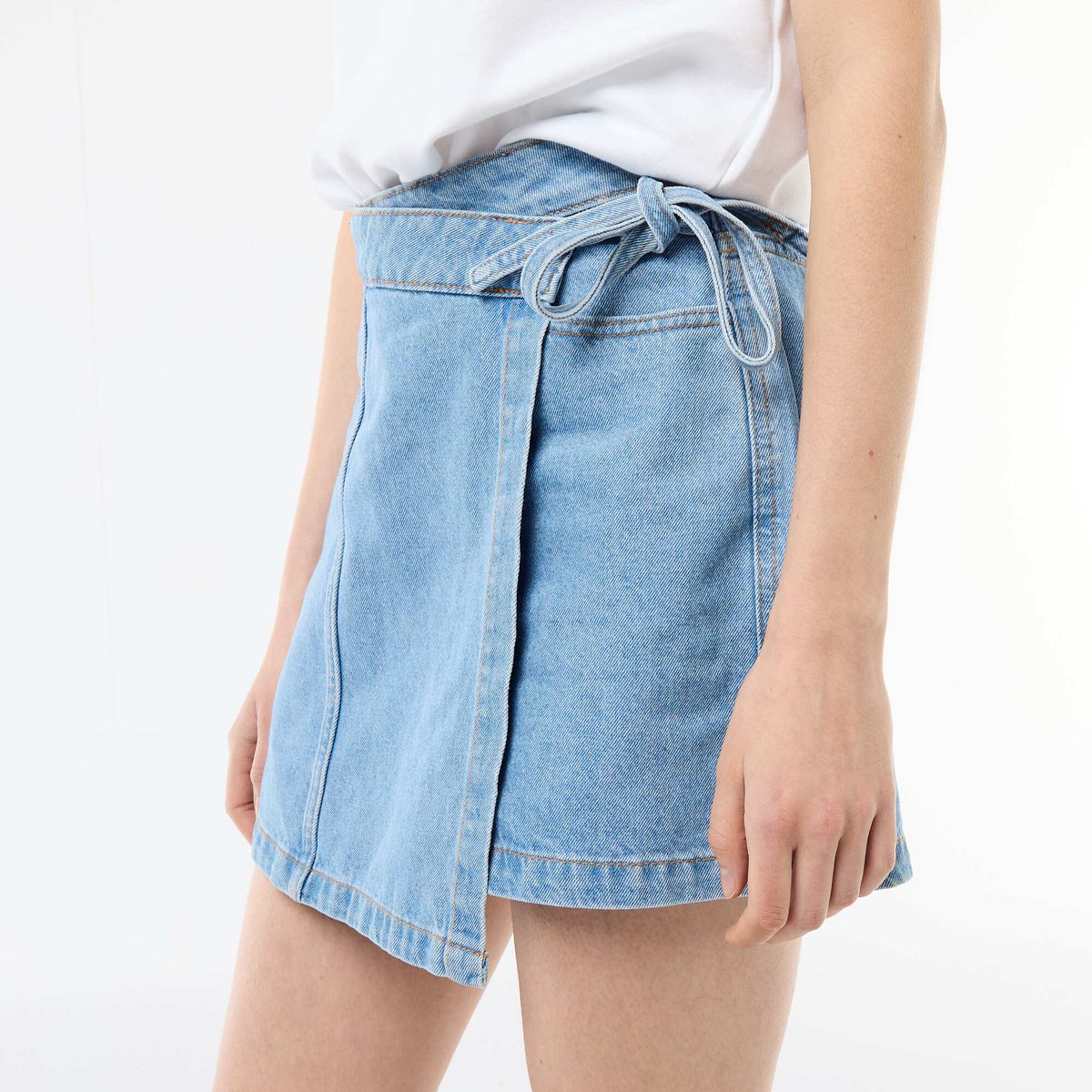 Falda pantalón vaquera AZUL