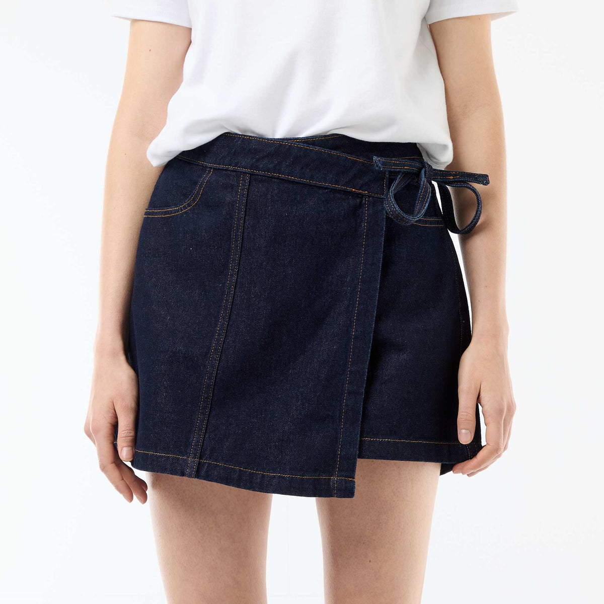 Falda pantalón vaquera AZUL