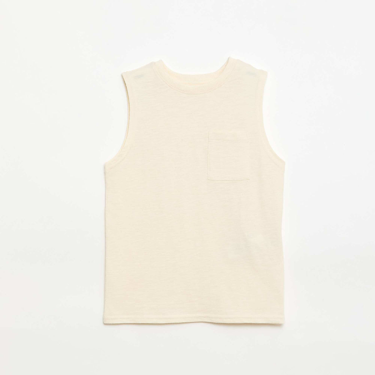 Pack de 2 camisetas de tirantes con bolsillo en el pecho AMARILLO