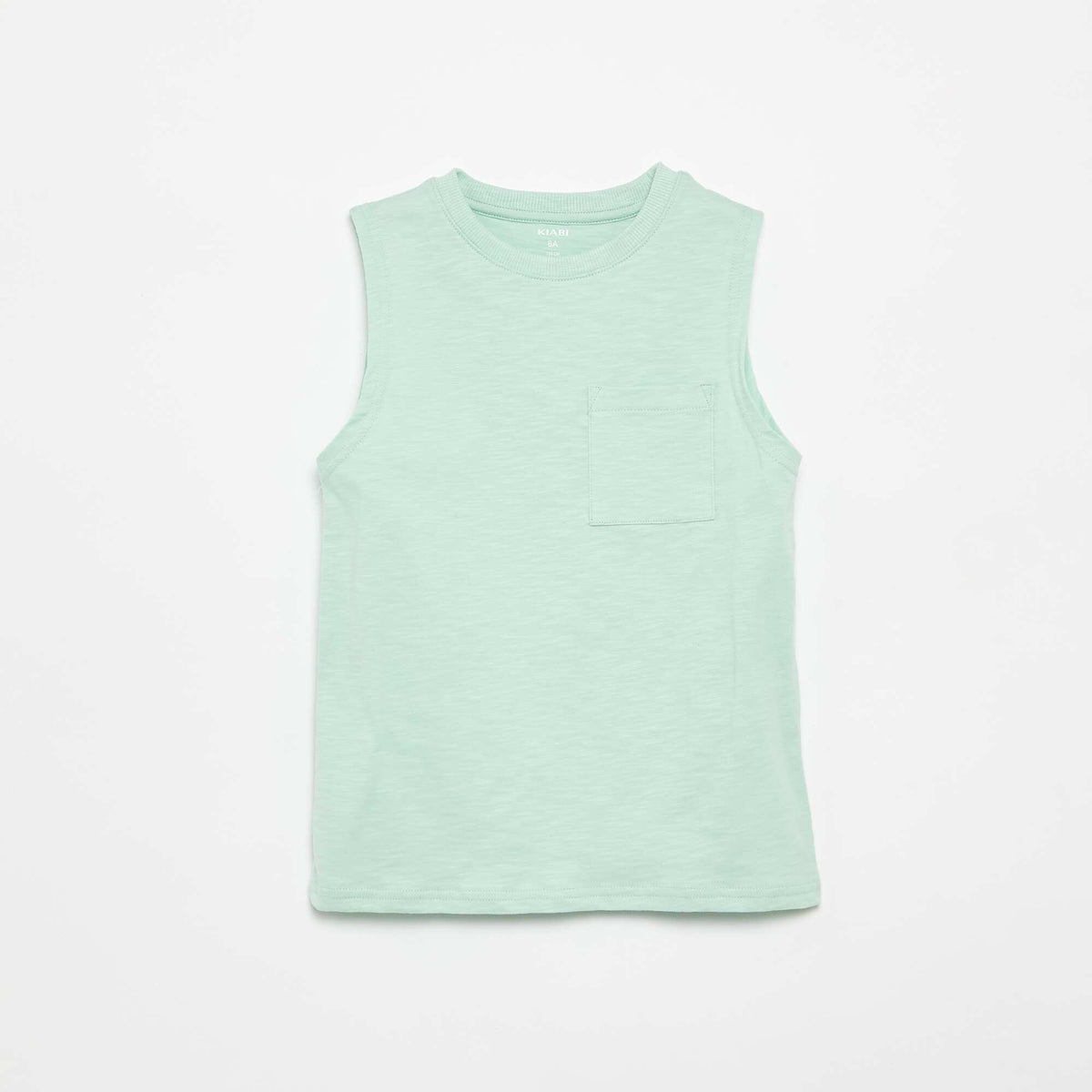 Pack de 2 camisetas de tirantes con bolsillo en el pecho VERDE