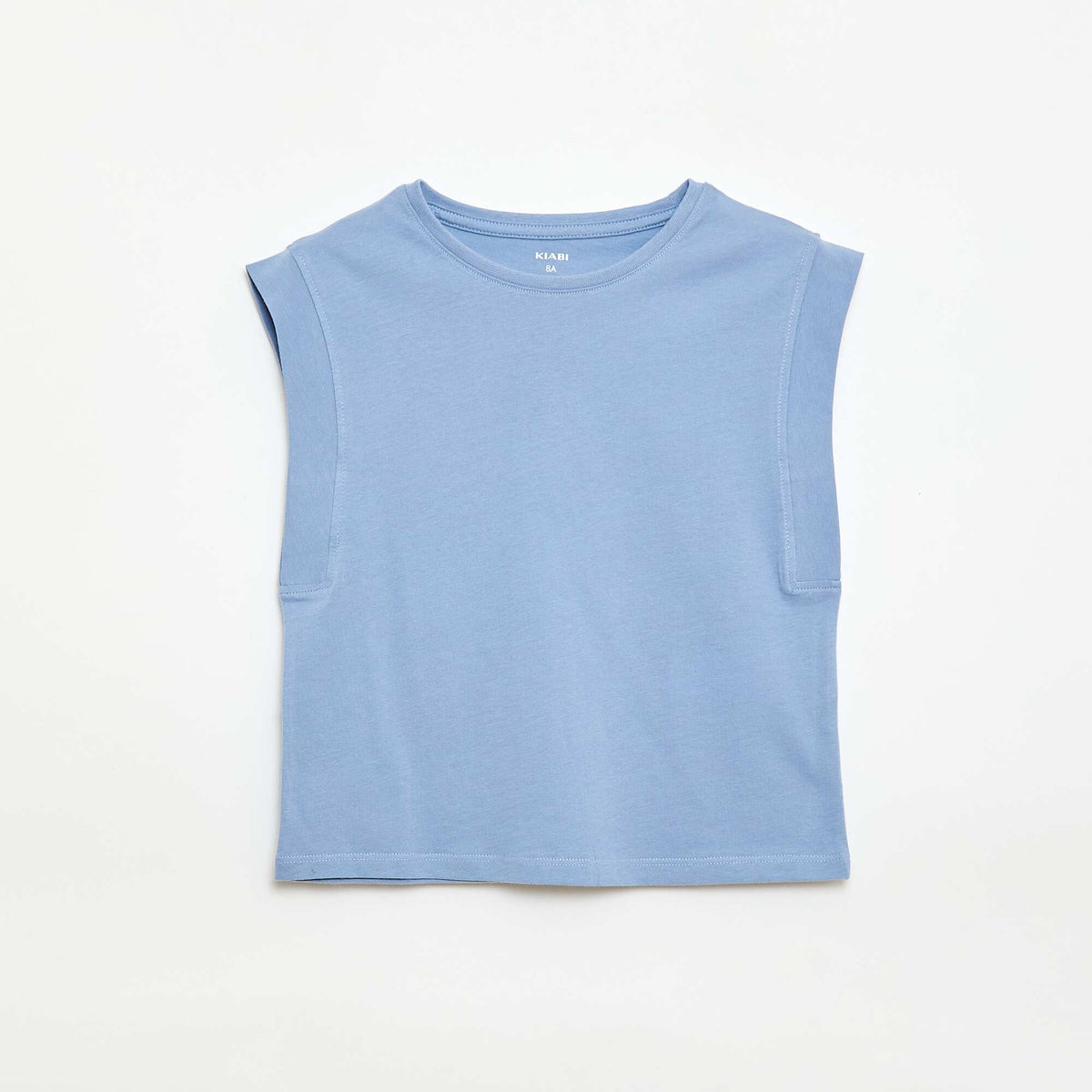 Pack de 2 camisetas de tirantes lisas AZUL