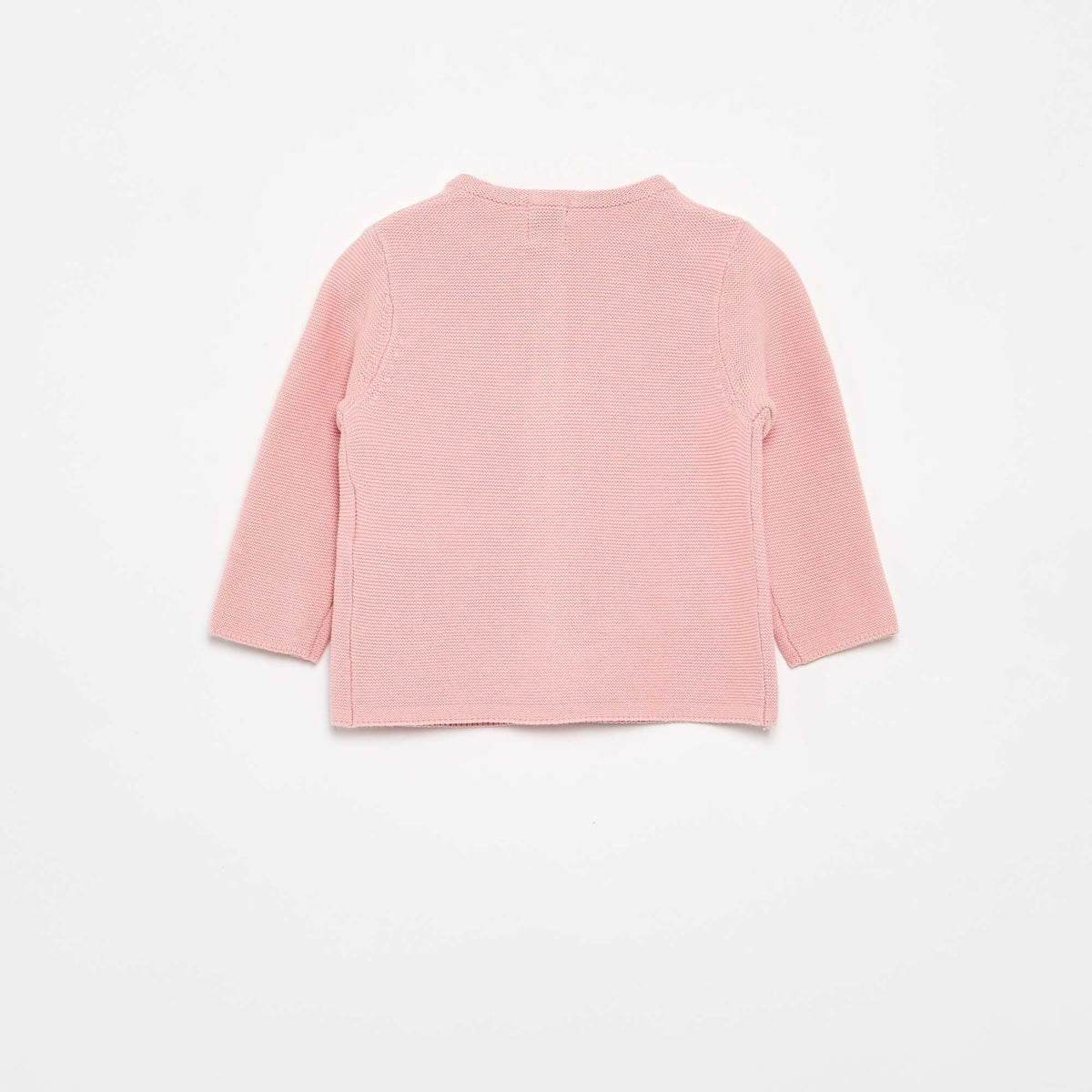 Cárdigan de punto fino liso ROSA
